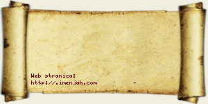 Jelena Vesković vizit kartica